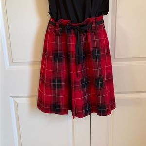 Tartan High Waisted Skirt